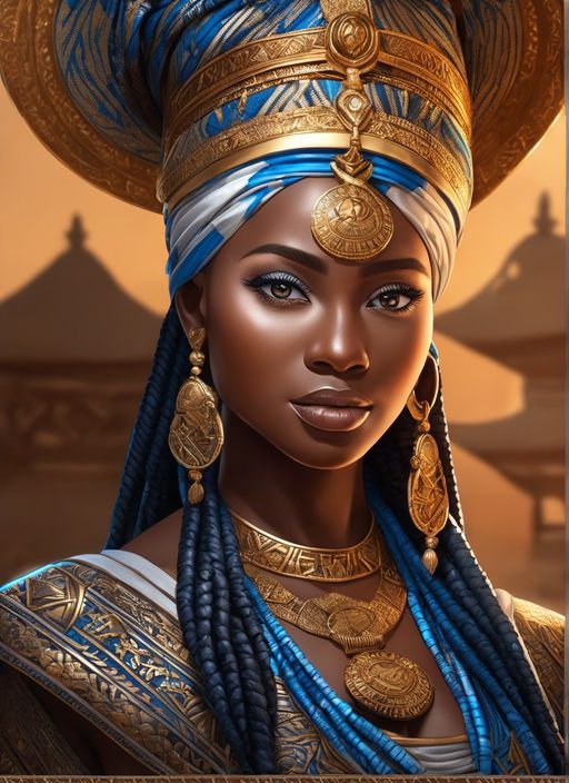 Artistic portrait representing Imperatrice Nido