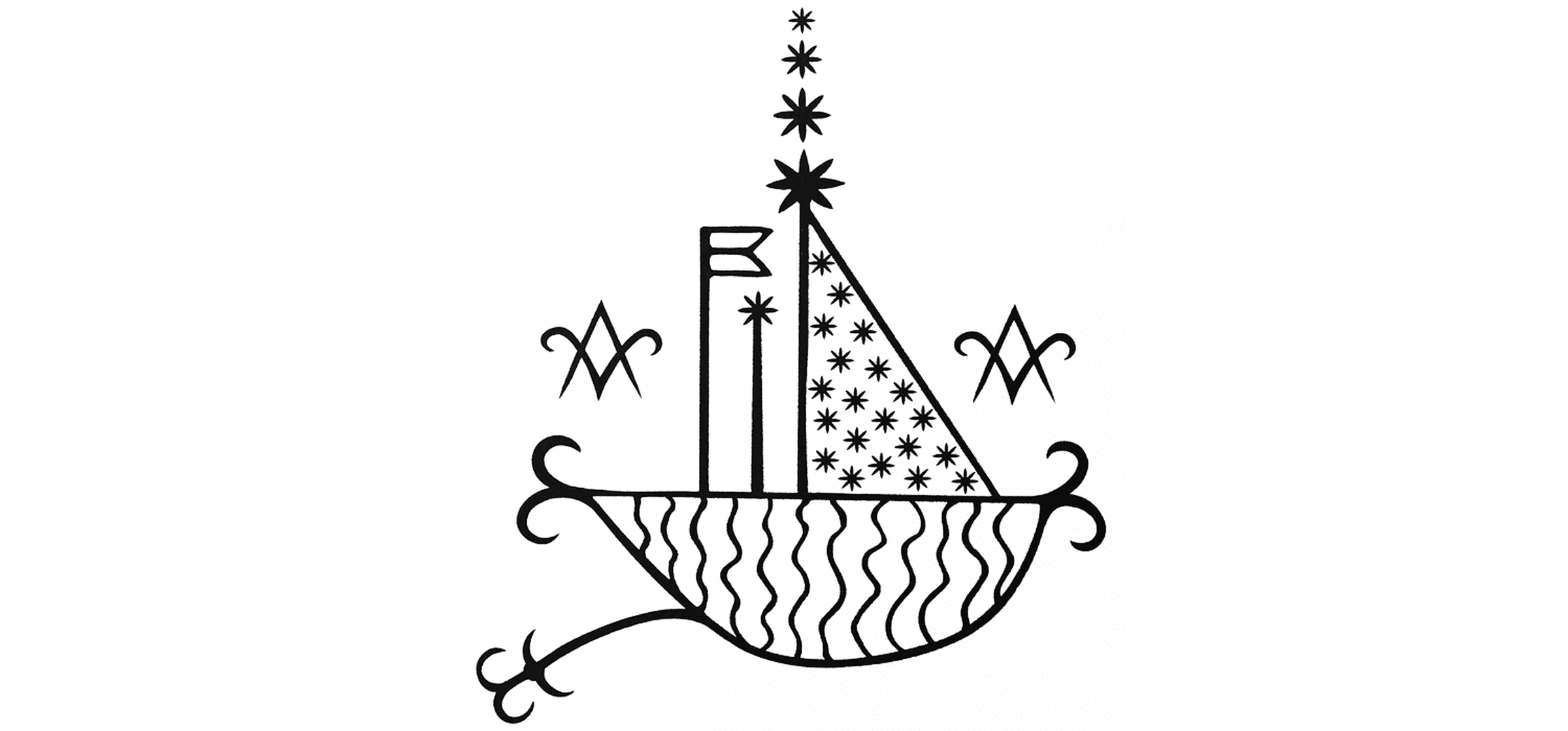 Vèvè of Agwe Tawoyo