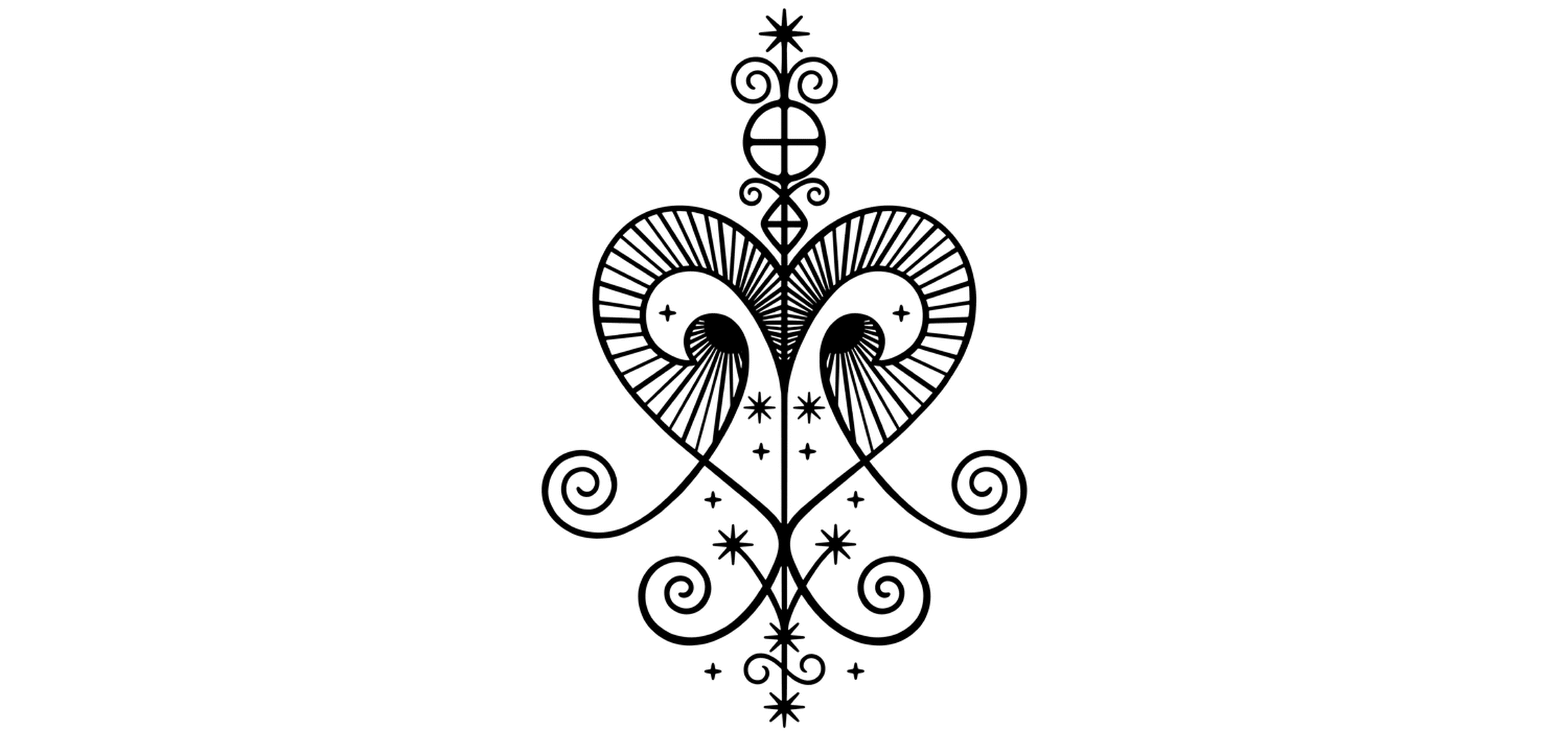 Vèvè of Erzulie Freda