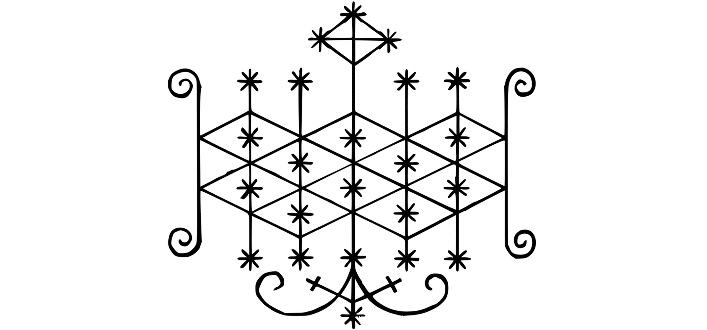 Vèvè of Ogou