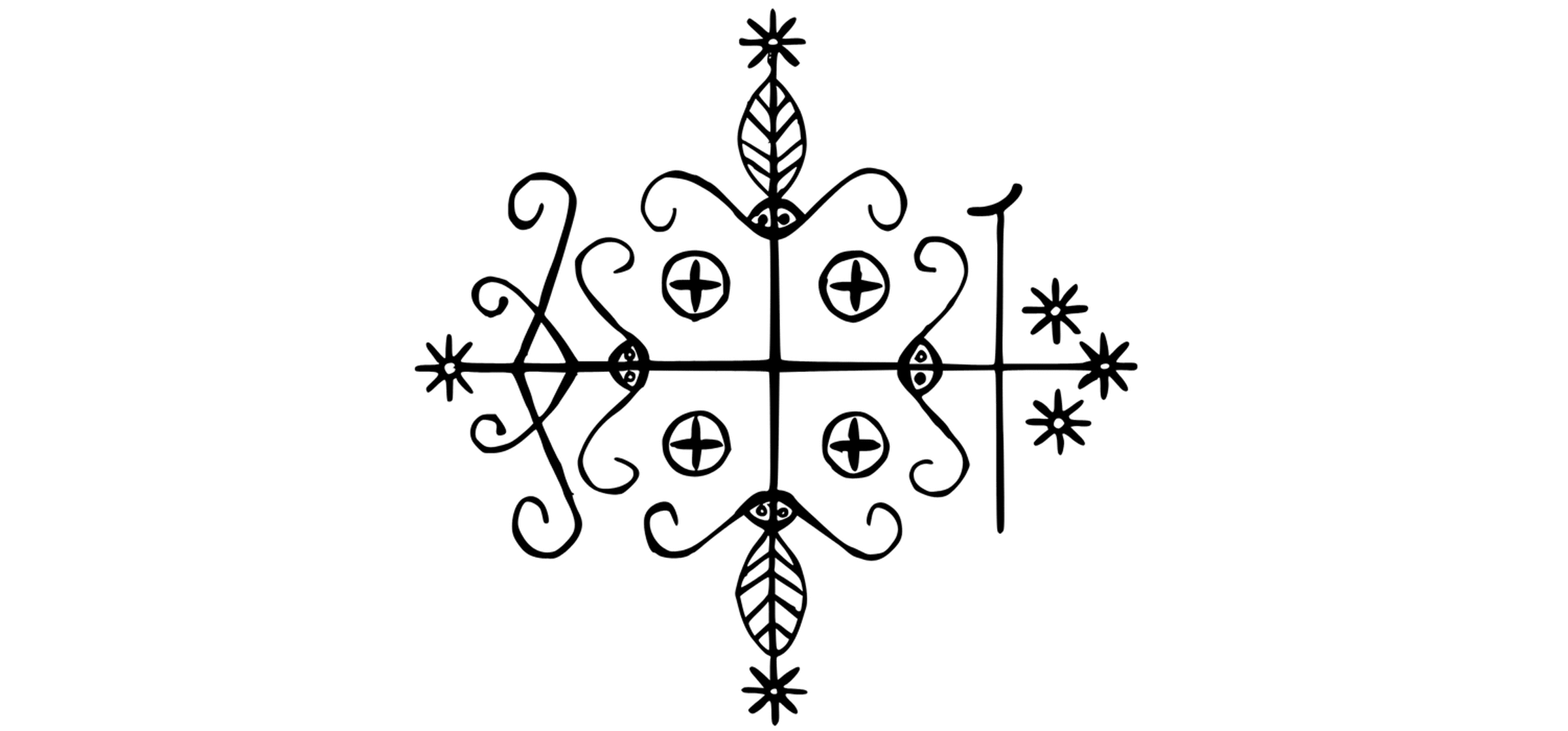 Vèvè of Papa Legba